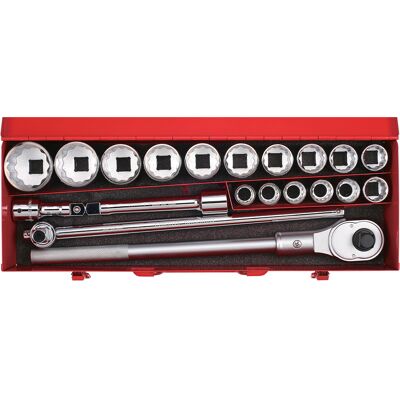 Sonic Socket set 3/4 ", 12-side 20-pcs. 402001 Sonic Socket set 3/4 ", 12-side 20-pcs. 402001
