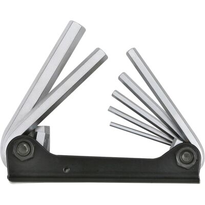 Sonic L-key set hexagon socket in 7-pf flatbed. 600713 Sonic L-key set hexagon socket in 7-pf flatbed. 600713