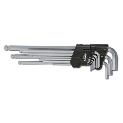 Sonic L-key set, extra long with ball head 10 pcs. 601008 Sonic L-key set, extra long with ball head 10 pcs. 601008
