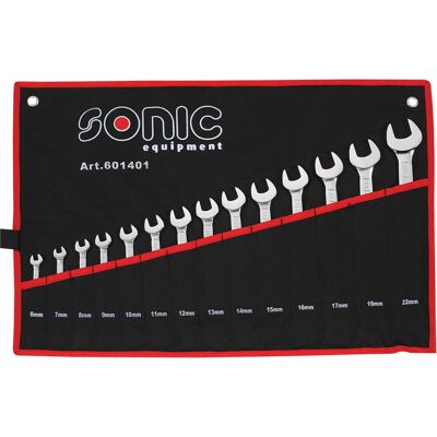 Sonic Ring spanner set in case 14 pcs. 601401 Sonic Ring spanner set in case 14 pcs. 601401