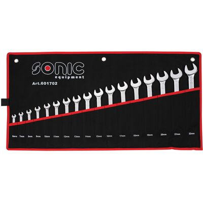 Sonic Ring spanner set in case 17 pcs. 601702 Sonic Ring spanner set in case 17 pcs. 601702