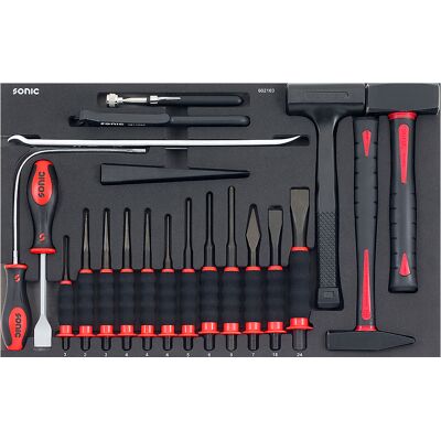 Sonic Chisel & Hammer Set 21 Piece 602103 Sonic Chisel & Hammer Set 21 Piece 602103