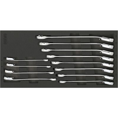 Sonic Ratchet combination wrench set 12-sided 12-piece 601229 Sonic Ratchet combination wrench set 12-sided 12-piece 601229