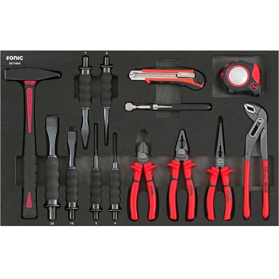 Sonic Hammer, Pliers & Chisel Set (4 German) 14 Piece 601404 Sonic Hammer, Pliers & Chisel Set (4 German) 14 Piece 601404