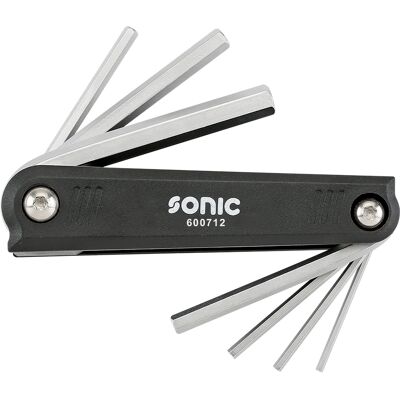Sonic L-key set hexagon socket in 7-pf flatbed. 600712 Sonic L-key set hexagon socket in 7-pf flatbed. 600712