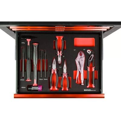 Rooks 11-piece, pliers, hammers and chisels OK013127 Rooks 11-piece, pliers, hammers and chisels OK013127