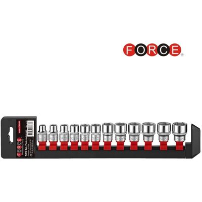 Force 12pc 3/8" DR. 6pt. Flank socket set 3128 Force 12pc 3/8" DR. 6pt. Flank socket set 3128