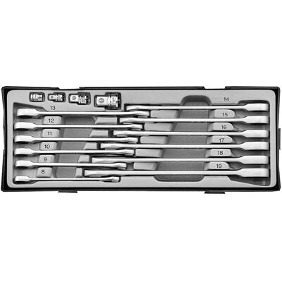 Force Reversible open-end ratchet wrench set, 16 pieces T5164R Force Reversible open-end ratchet wrench set, 16 pieces T5164R