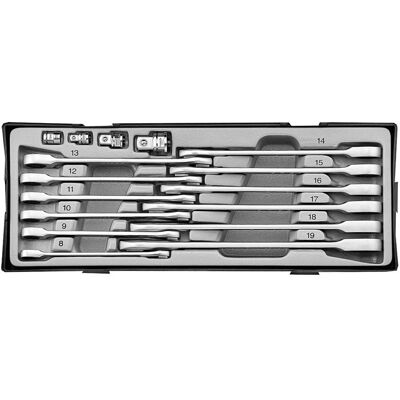 Force Open-end ratchet wrench set 16 pieces T5164 Force Open-end ratchet wrench set 16 pieces T5164