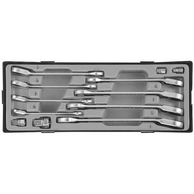 Force Open-end ratchet wrench set reversible SAE 12 pieces T51215R Force Open-end ratchet wrench set reversible SAE 12 pieces T51215R