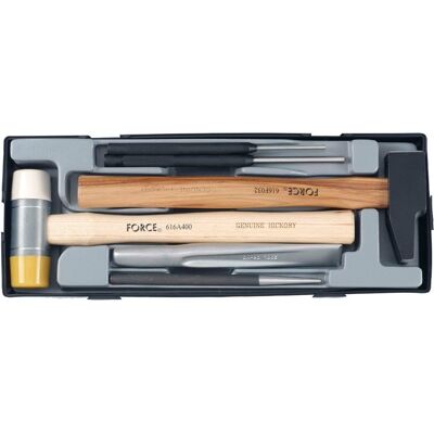 Force Hammer & chisel set 6 pieces T50633AF Force Hammer & chisel set 6 pieces T50633AF