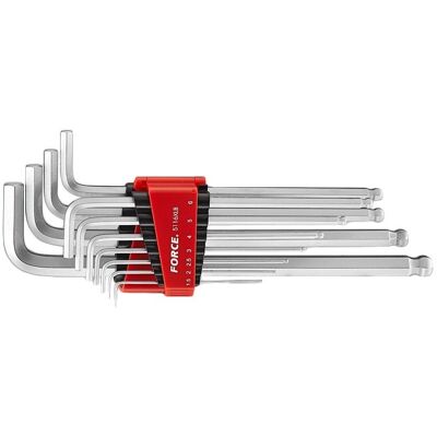 Force 11pc Hex ball point extra long key set 5116XLB Force 11pc Hex ball point extra long key set 5116XLB