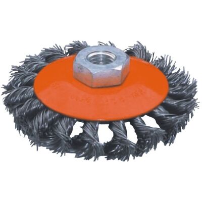 Weber Tools Twisted Wire Bowl Brush 125MM WT1422 Weber Tools Twisted Wire Bowl Brush 125MM WT1422