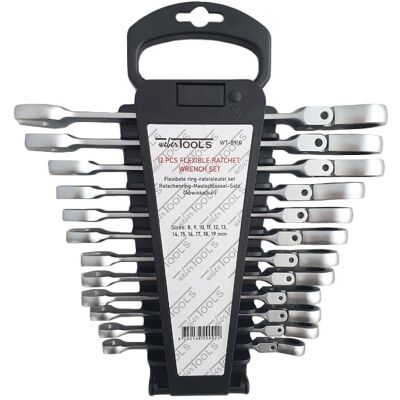 Weber Tools Flexible ring/ratchet wrench, 12 pieces WT8910 Weber Tools Flexible ring/ratchet wrench, 12 pieces WT8910