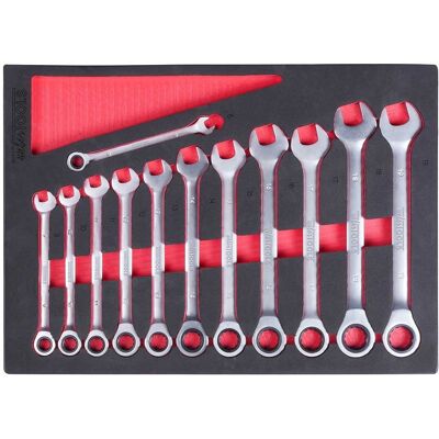 Weber Tools Ring ratchet wrenches 12 pieces WT8912 Weber Tools Ring ratchet wrenches 12 pieces WT8912