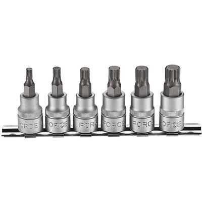 Force Bit sockets 3/8" Multi-pronged 6 pieces 3068 Force Bit sockets 3/8" Multi-pronged 6 pieces 3068