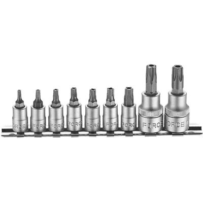 Force Bit socket set 5-sided Resistorx TS 9 pieces 3095 Force Bit socket set 5-sided Resistorx TS 9 pieces 3095
