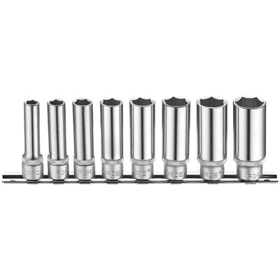Force 3/8" Socket set long 6-sided 8 pieces 3082 Force 3/8" Socket set long 6-sided 8 pieces 3082
