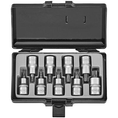 Force 1/2" Bit socket set Torx 9 pieces 4102 Force 1/2" Bit socket set Torx 9 pieces 4102