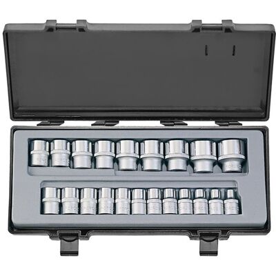 Force Socket Set 1/2" 6-sided 21-piece 4212 Force Socket Set 1/2" 6-sided 21-piece 4212