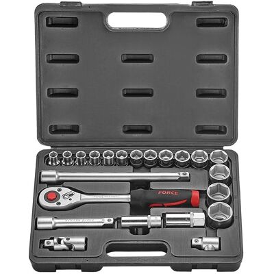 Force 22 Piece 1/2" Socket Set 6-sided 4223 Force 22 Piece 1/2" Socket Set 6-sided 4223