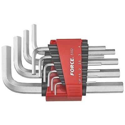 Force Allen key set 10-piece 5102 Force Allen key set 10-piece 5102