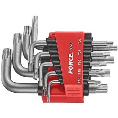 Force 5-sided Resistorx hex key set 9-piece 50913 Force 5-sided Resistorx hex key set 9-piece 50913