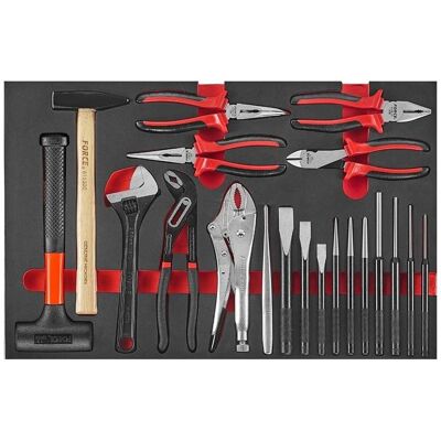 Force Pliers and Chisel Set 20-piece (EVA) 5207 Force Pliers and Chisel Set 20-piece (EVA) 5207