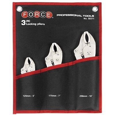 Force Grip Pliers Set 3-piece 50311 Force Grip Pliers Set 3-piece 50311