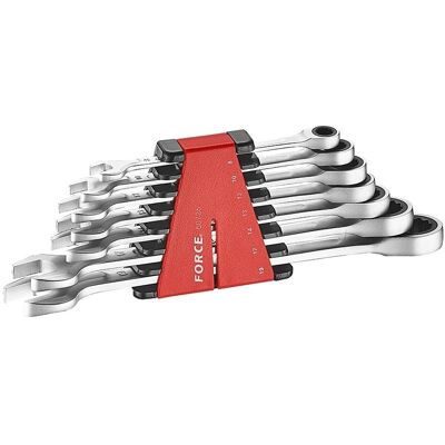 Force 7-piece ratchet wrench set 50726 Force 7-piece ratchet wrench set 50726