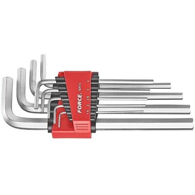 Force long Allen key set 9-piece 5093LS Force long Allen key set 9-piece 5093LS