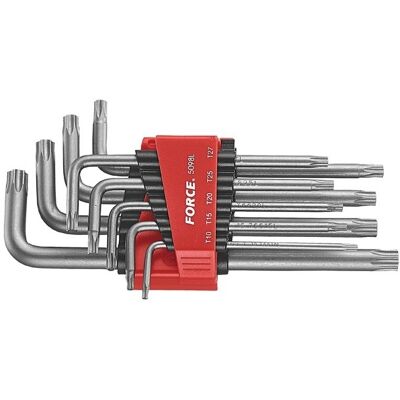 Force long resistorx key set 9-piece 5098LT Force long resistorx key set 9-piece 5098LT