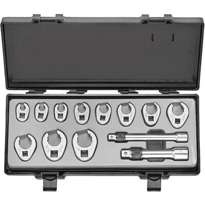 Force Crowfoot open ring spanner set (SAE) 13-piece 5135S Force Crowfoot open ring spanner set (SAE) 13-piece 5135S