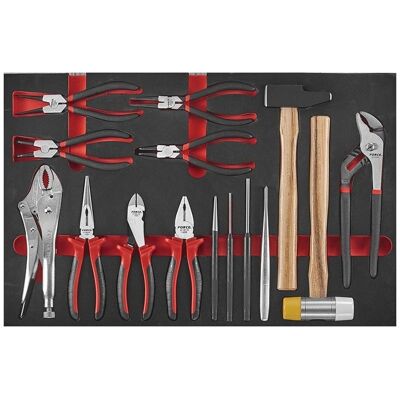 Force Hammer and Pliers Set 15-piece (EVA) 5155 Force Hammer and Pliers Set 15-piece (EVA) 5155
