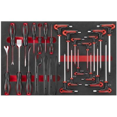 Force puller, scraper and hex key set 26-piece (EVA) 5265 Force puller, scraper and hex key set 26-piece (EVA) 5265
