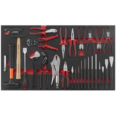 Force Hammer and Chisel Set 29-piece (EVA) 5296 Force Hammer and Chisel Set 29-piece (EVA) 5296