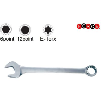 Force Open-end ring spanner Multi-tooth 18mm 75518Q Force Open-end ring spanner Multi-tooth 18mm 75518Q