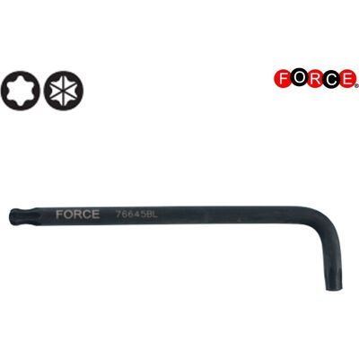 Force Torx key with ball head T50 76650BL Force Torx key with ball head T50 76650BL