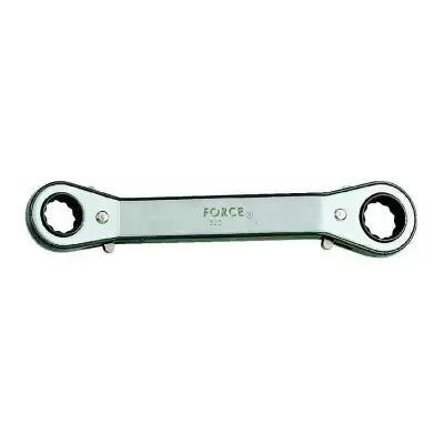 Force double Ring ratchet wrench 15° bent 12-sided 16mm x 18mm 8251618 Force double Ring ratchet wrench 15° bent 12-sided 16mm x 18mm 8251618