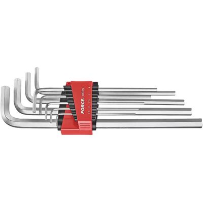 Force Allen key set extra long 9-piece 5093XL Force Allen key set extra long 9-piece 5093XL