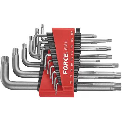 Force L-key set Torx long 15-piece 5151L Force L-key set Torx long 15-piece 5151L