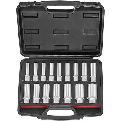 Force Socket Set 1/2" 6-sided long 16 pieces 4163 Force Socket Set 1/2" 6-sided long 16 pieces 4163
