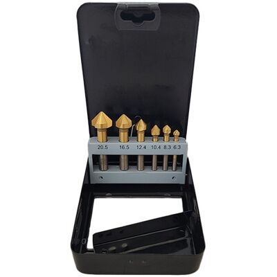 Weber Tools Countersink drill bit set 6-piece WT3066 Weber Tools Countersink drill bit set 6-piece WT3066