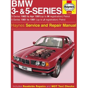 Haynes Workshop Manual BMW 3- & 5-Series petrol (1981-1991) 1948 Haynes Workshop Manual BMW 3- & 5-Series petrol (1981-1991) 1948