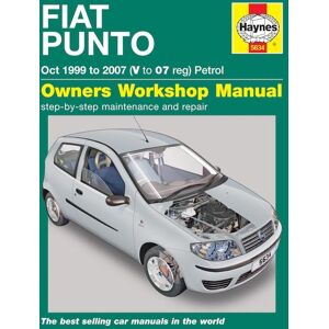Haynes Workshop manual Fiat Punto petrol (Oct 1999-2007) 5634 Haynes Workshop manual Fiat Punto petrol (Oct 1999-2007) 5634
