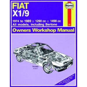 Haynes Workshop manual Fiat X1 / 9 (1974-1989) classic reprint 0273 Haynes Workshop manual Fiat X1 / 9 (1974-1989) classic reprint 0273