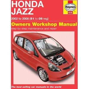 Haynes Workshop manual Honda Jazz (2002-2008) 4735 Haynes Workshop manual Honda Jazz (2002-2008) 4735