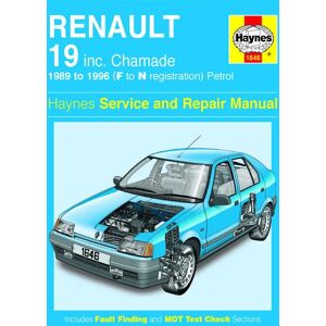 Haynes Workshop manual Renault 19 petrol (1989-1996) 1646 Haynes Workshop manual Renault 19 petrol (1989-1996) 1646
