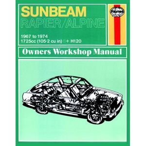 Haynes Workshop manual Sunbeam Alpine, Rapier & H120 (1967-1974) classic reprint 0051 Haynes Workshop manual Sunbeam Alpine, Rapier & H120 (1967-1974) classic reprint 0051
