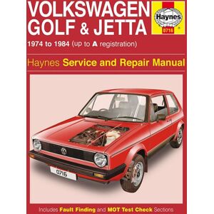 Haynes Workshop manual VW Golf & Jetta Mk 1 petrol 1.1 & 1.3 (1974-1984) classic reprin 0716 Haynes Workshop manual VW Golf & Jetta Mk 1 petrol 1.1 & 1.3 (1974-1984) classic reprin 0716